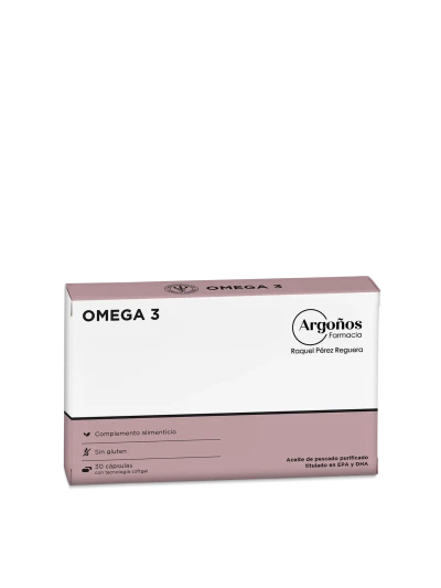 Omega 3 cápsulas con EPA y DHA para la salud cardiovascular