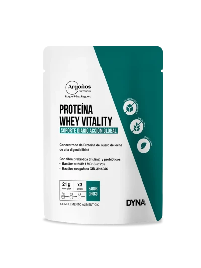 Proteína Whey Vitality Choco con probióticos y fibra prebiótica