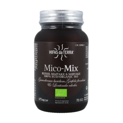 Mico-Mix Extractos Puros de Reishi, Shiitake y Maitake Bote 70 cáps