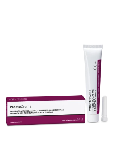 Proctocrema para el cuidado y alivio de la zona anal, hemorroides