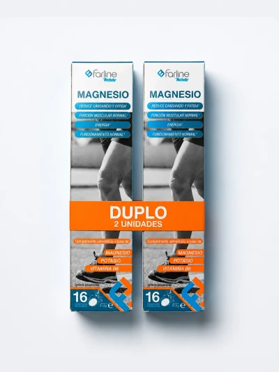 Magnesio Activity Farline Duplo| Energía, Músculos y Antifatiga