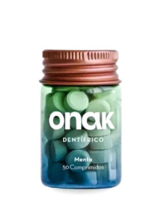 Dentífrico 50 comprimidos ONAK Sabor Menta