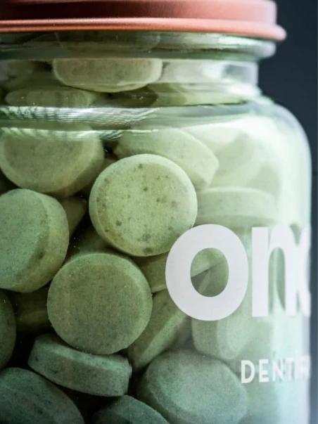 Dentífrico 50 comprimidos ONAK Sabor Menta